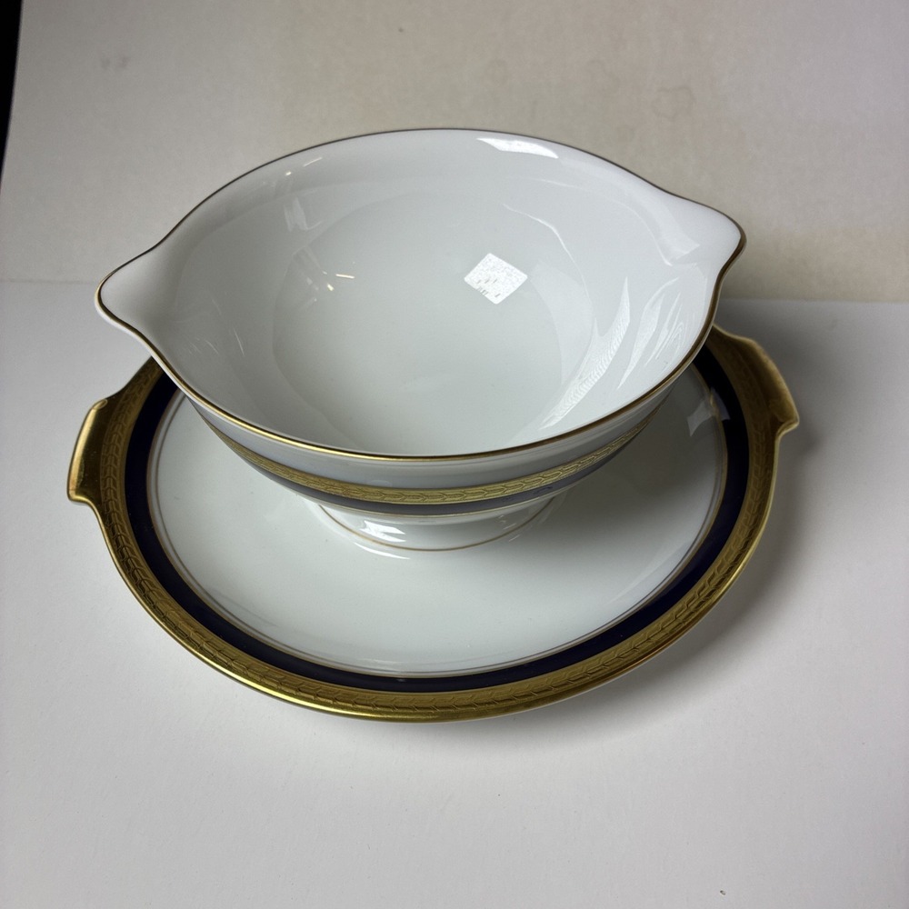 Rosenthal Germany EMINENCE COBALT BLUE & GOLD Set of 11 Tea Service Partial (20F - Picture 13 of 16